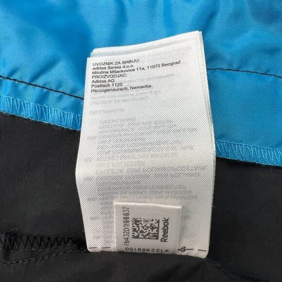 New Reebok Classic Men US M Blue Windbreaker Track Jacket Zip Up Long Sleeve - Picture 13 of 14